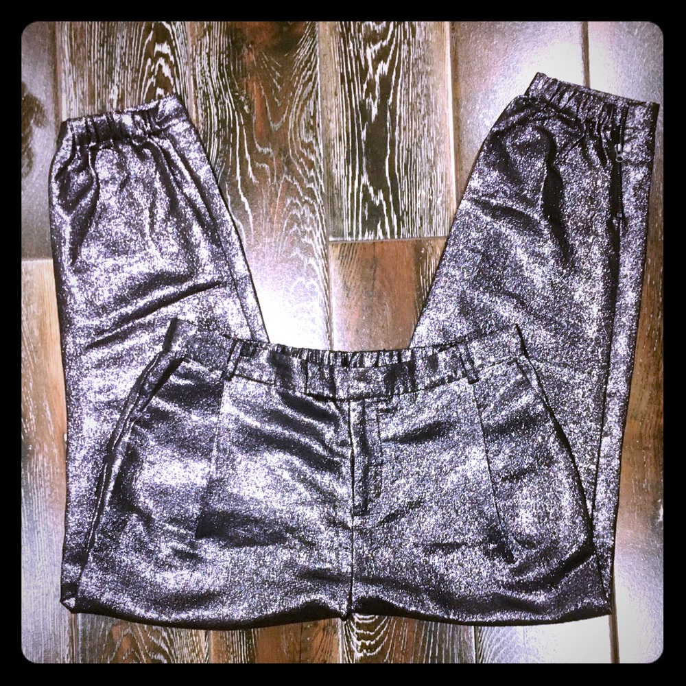 Lord & Taylor 424 Fifth Ave Baggy Shimmer Pants